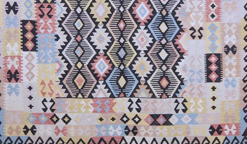 KILIM AFGHAN CONTEMPORAIN 240 x 186 cm