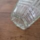 Petit vase à bulbe en verre années 70