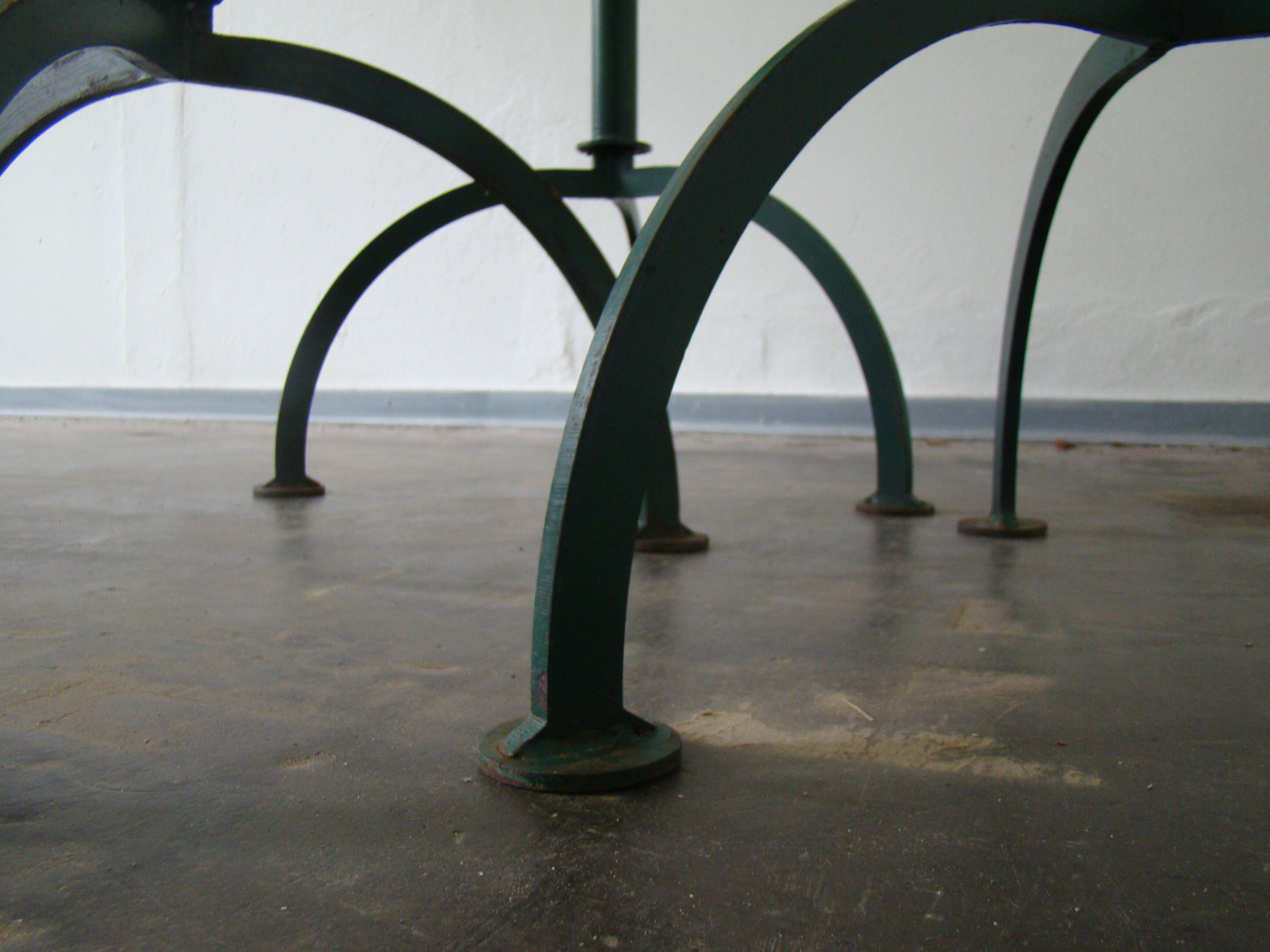 Set of 3 Industrial heavy weight bar stools