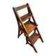 Solid wood ladder chair