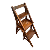 Chaise échelle en bois massif