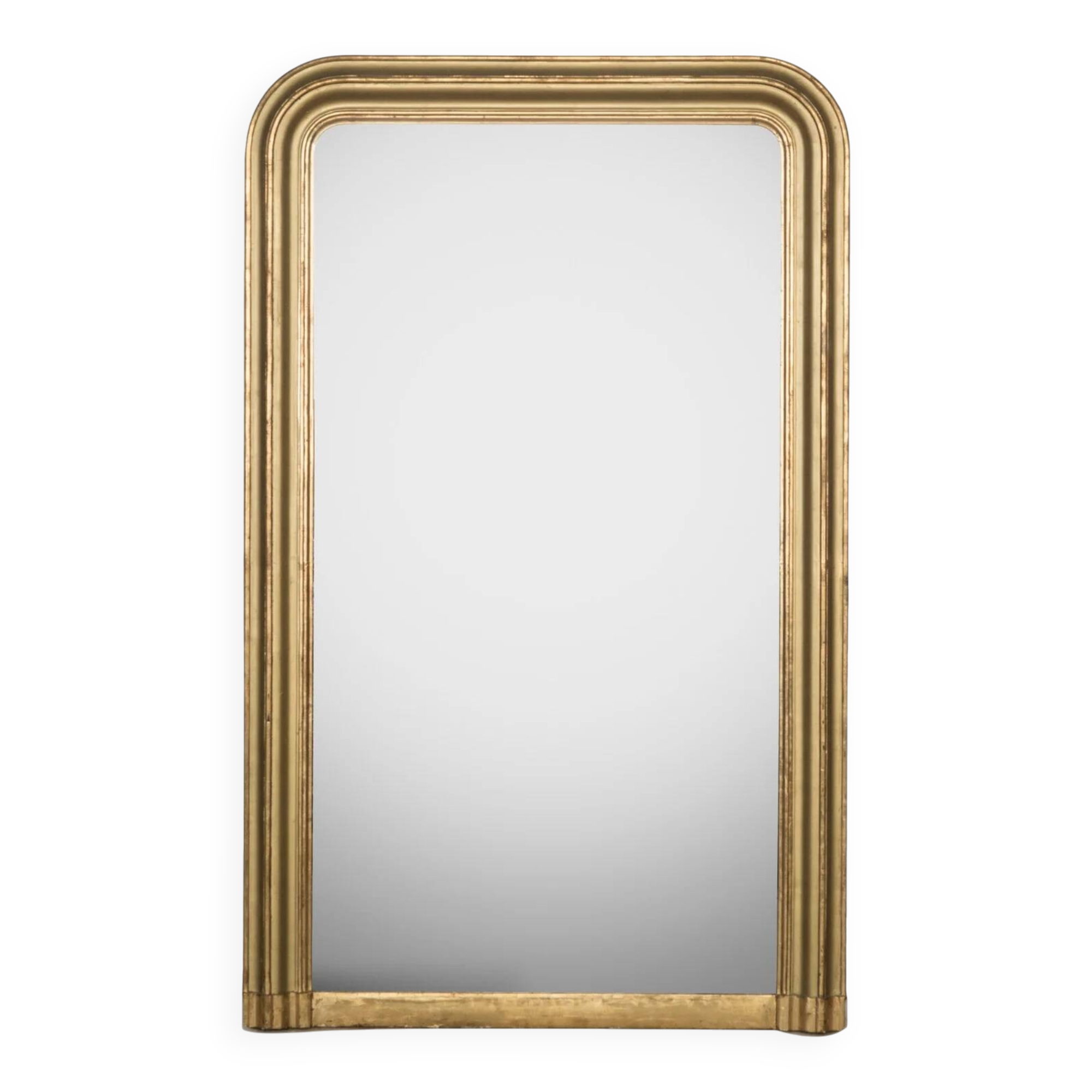 19th C yellow gold Louis Philippe mirror