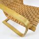 Leather and beechwood armchair by Noboru Nakamura for Ikea, 1990s