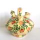 Chevrette in earthenware with flowers