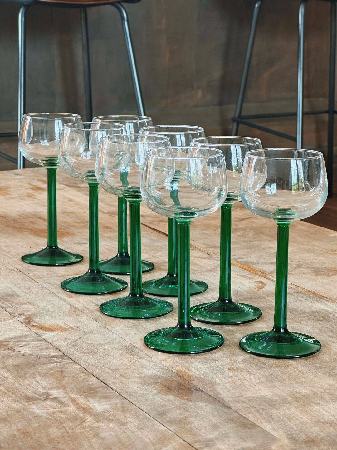 Alsatian wine glasses