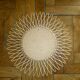 Rattan sun mirror 60s diameter 50cm
