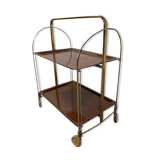 Vintage folding bar cart / tea trolley