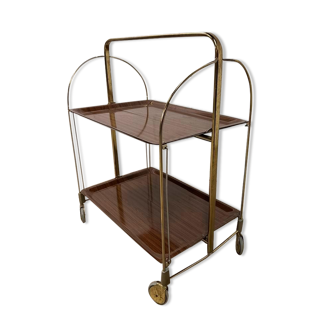 Vintage folding bar cart / tea trolley
