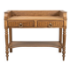 Renovated antique oak hairdresser – Console, desk, entrance furniture, accent furniture, serving table.