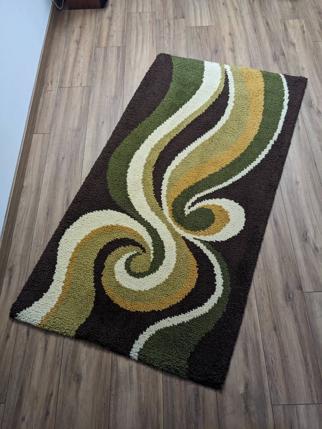 Space Age vintage rug