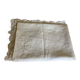 Old embroidered CA monogram sheet