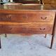 LOUIS XVI COMMODE WITH 2 DRAWERS IN SOLID WALNUT FROM THE 19TH CENTURY