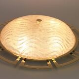 Grand Sputnik ceiling light in brass, Stilnovo style, 1970s.