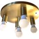 Space Age brass ceiling light by Schmitz Leuchten