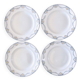 Old Longwy flat plates "Moselle" collection
