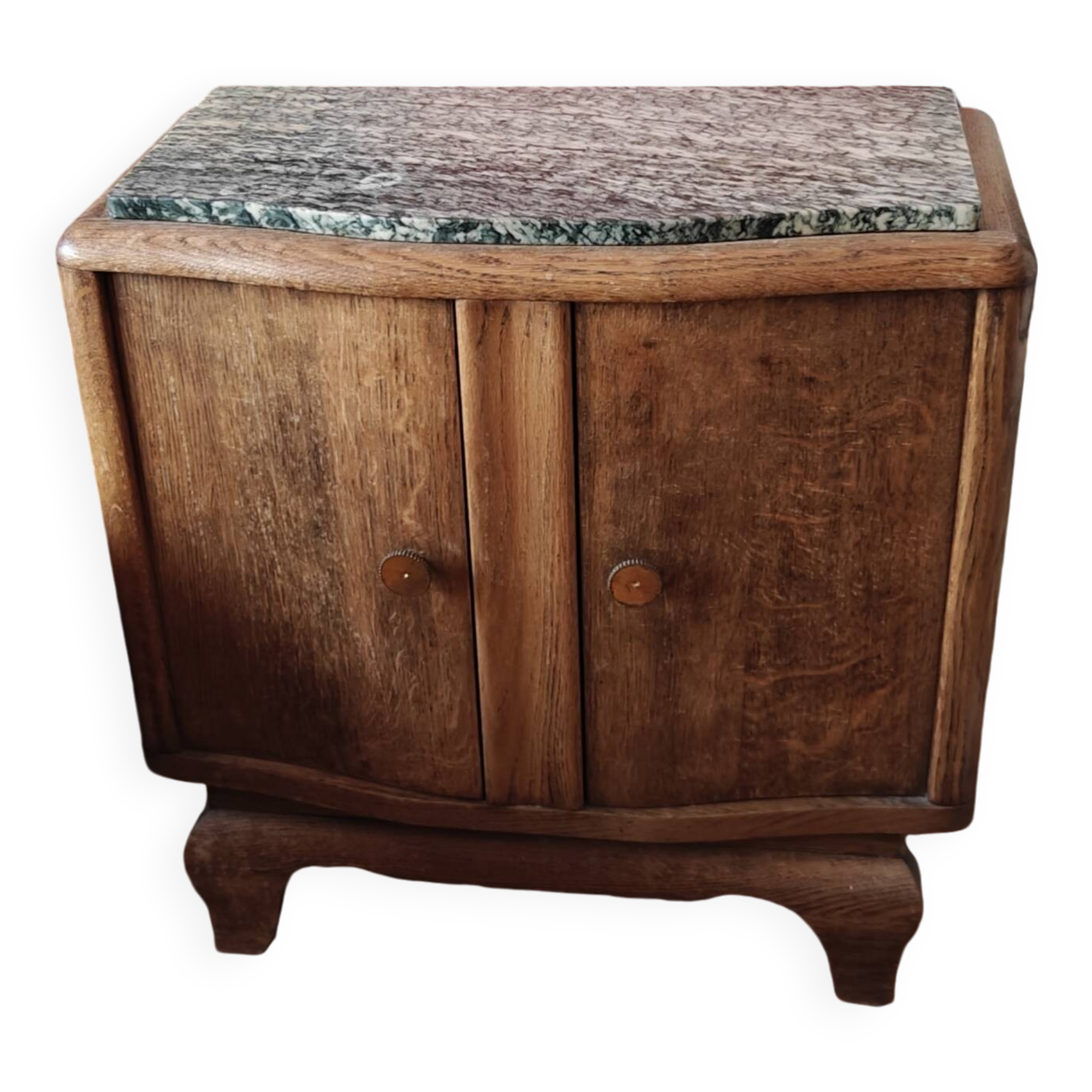 Marble top bedside cabinet