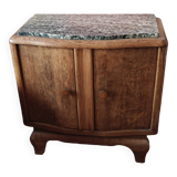 Marble top bedside cabinet