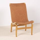 1 fauteuil lounge « Eva » de Bruno Mathsson, Suède des années 1960