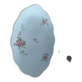 Plat ovale porcelaine de Limoges Lafarge