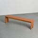 Mountain bench in solid pine, France, circa 1975