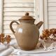 CNP Village stoneware coffee pot