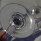 St. Louis BristoL pattern cut crystal liqueur set with blue overlay