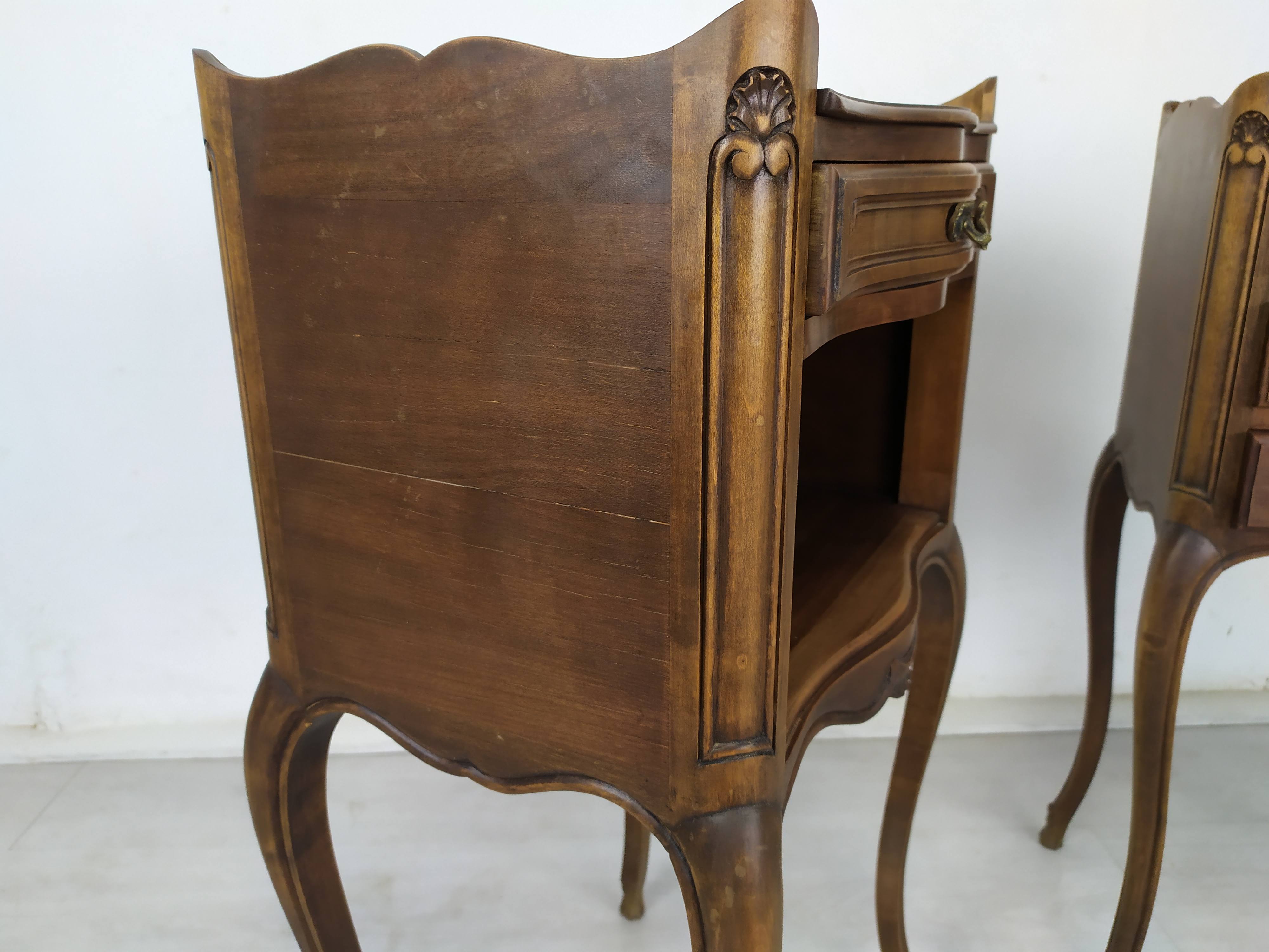 Pair of Louis XV bedside tables