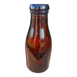 Vintage brown glass vase/bottle