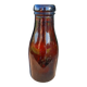 Vintage brown glass vase/bottle
