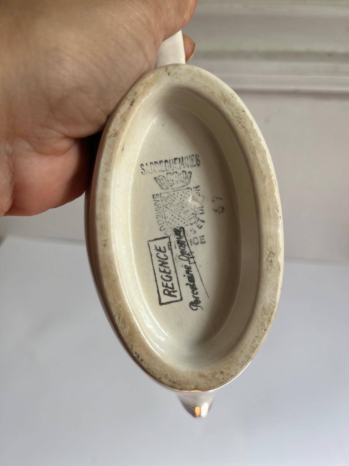 Sauce boat Sarreguemines