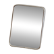 Silver-plated tabletop barber mirror
