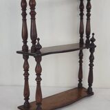 Napoleon III mahogany wall shelf