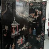 Coromandel lacquered Chinese screen with 6 panels