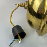 60s 70s XL lamp light ceiling lamp hanging lamp design brass 60s 70s