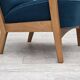 1970s, Danish armchair by Fritz Hansen, furniture wool, beech wood.