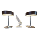Pair of vintage Italian Malibu lamps from the 1980s.