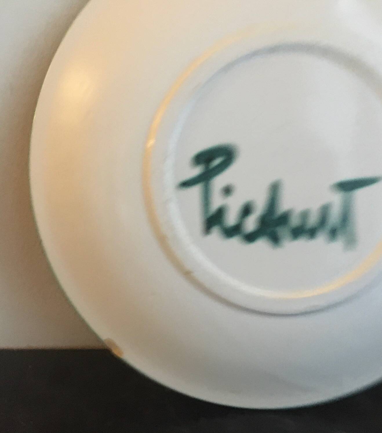 Robert Picault Vallauris flat plate