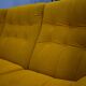 20th century, yellow Atlantis three-seater sofa, 1960s
