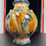 Large signed colorful vase