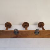 Wooden coat rack