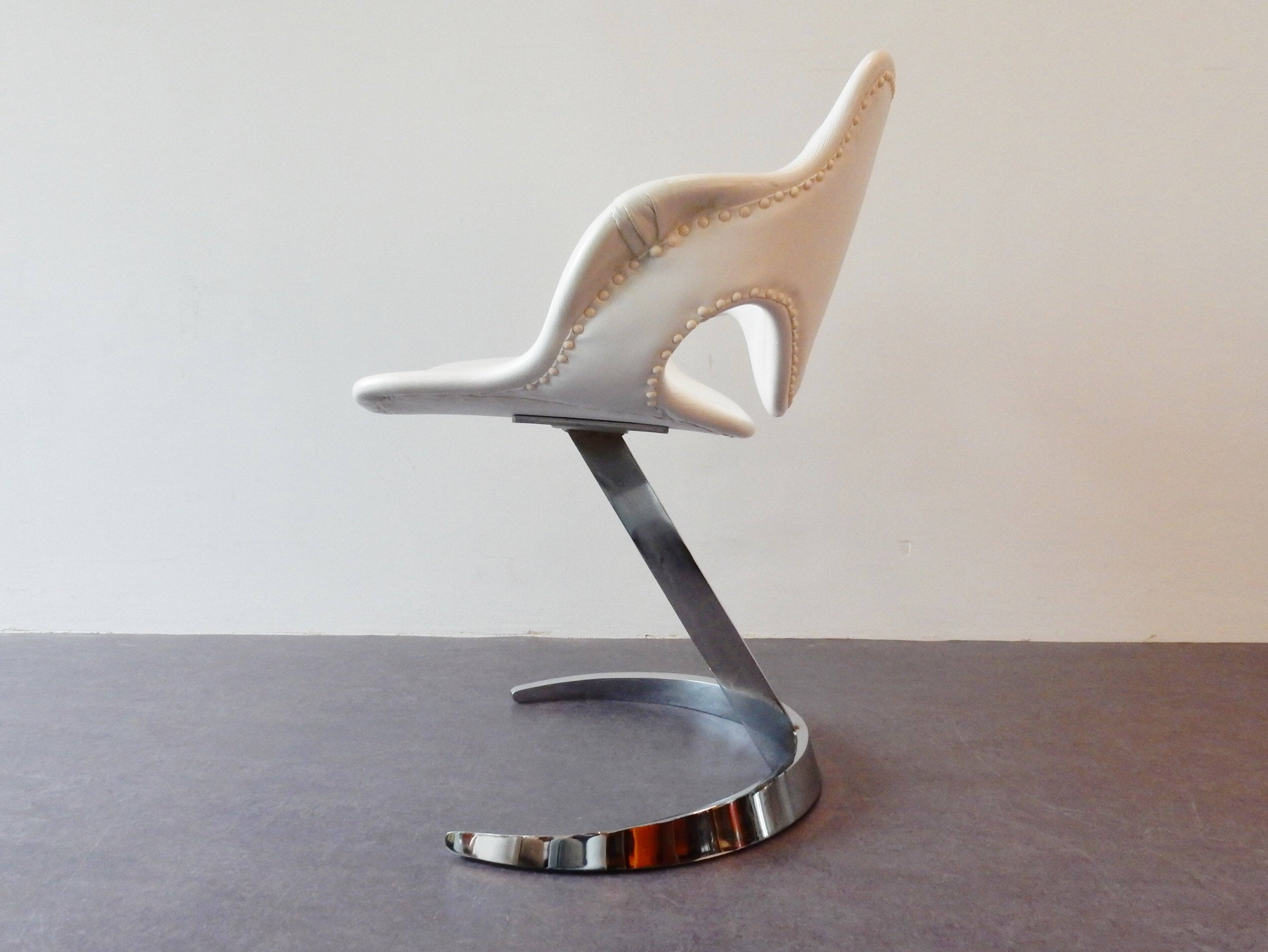 Dining set by Euro International steel Belgique 1970's