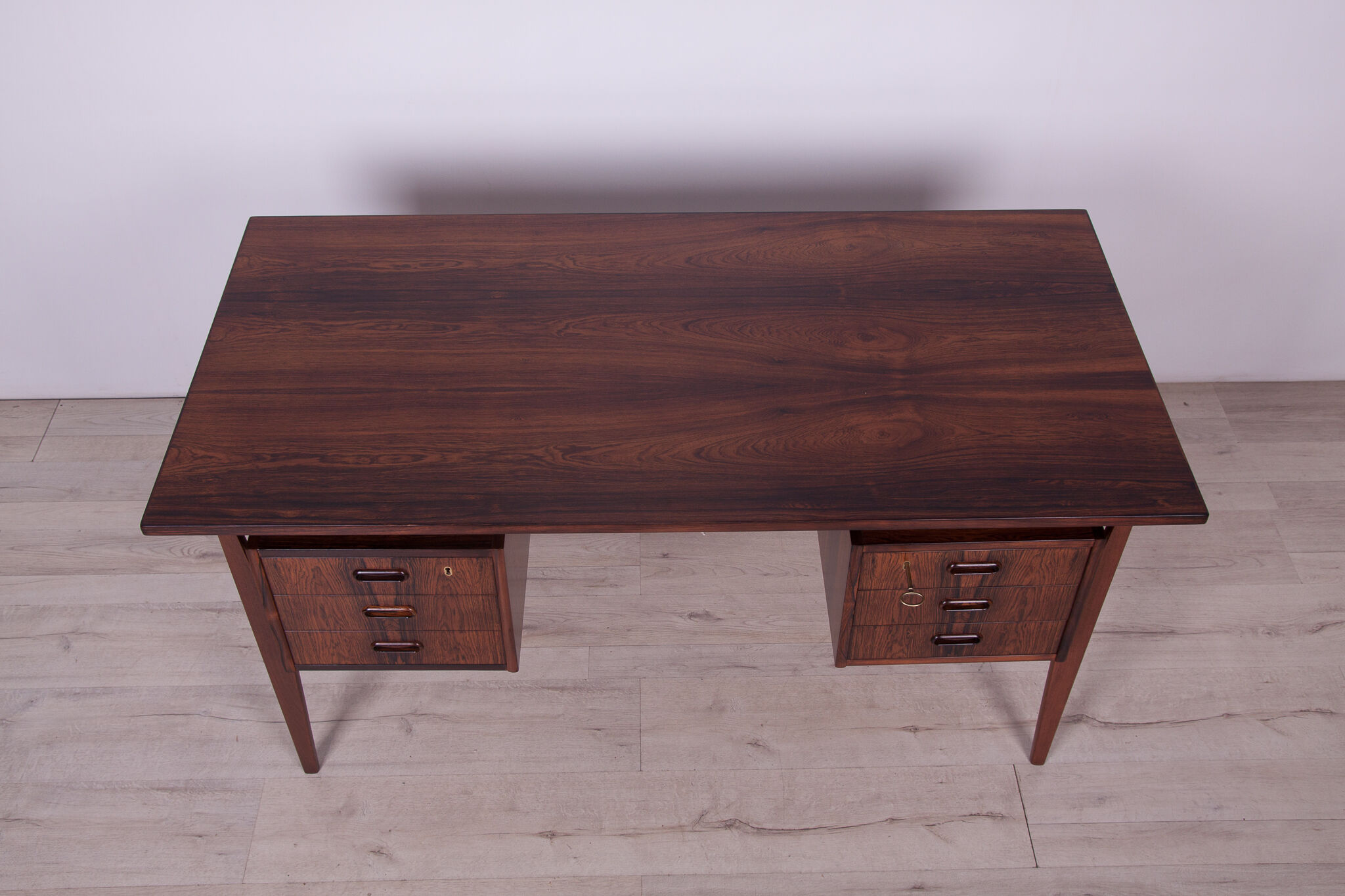 Rosewood Desk by Gunnar Nielsen Tibergaard for Tibergaard, 1960s