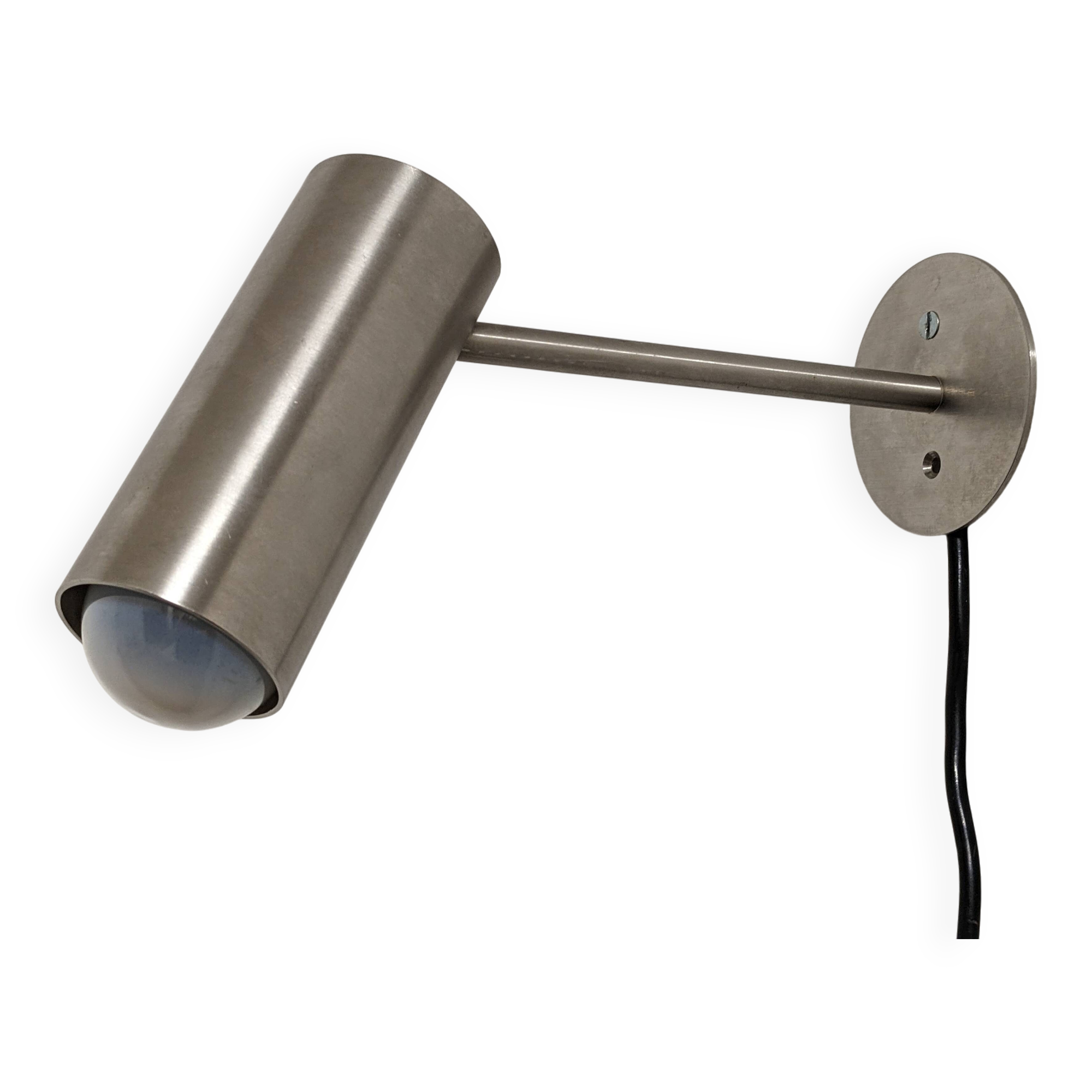 Stainless steel spotlight, 60s-70s