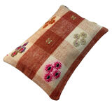 Vintage turkish handmade cushion cover , 30 x 50 cm