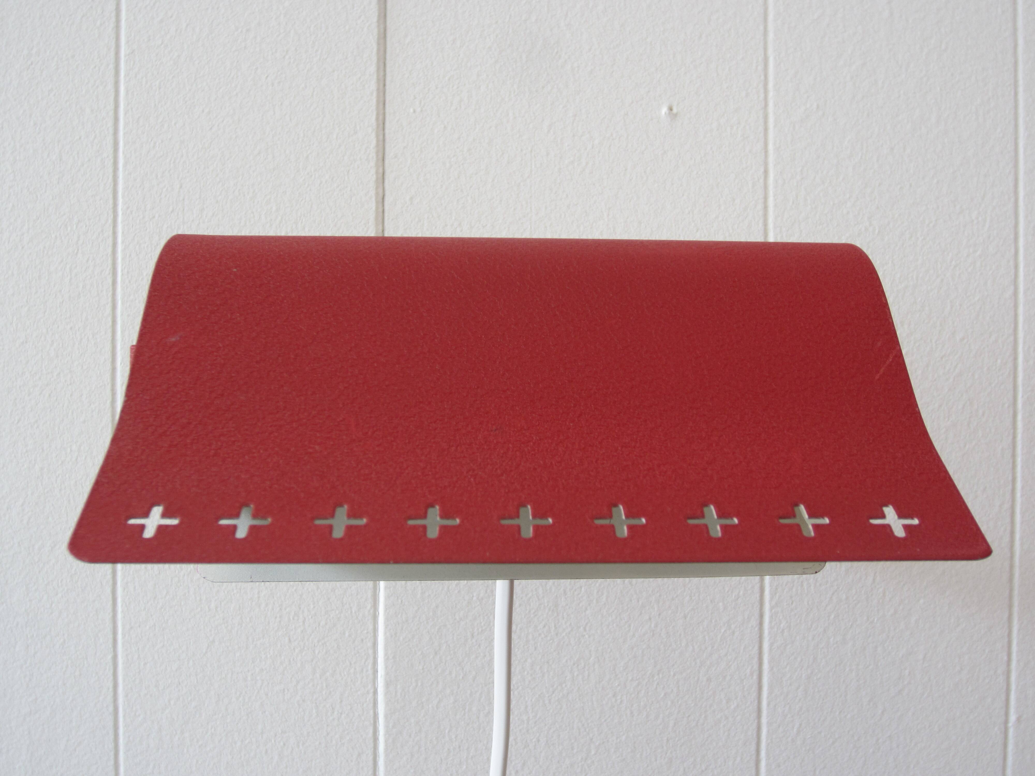 Mid-century Scandinavian articulated wall lamp