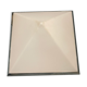 White Acrylic Flushmount from Zonca, Italy, 1980s
