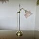 Art Nouveau jeweler's lamp in bronze and glass paste tulip