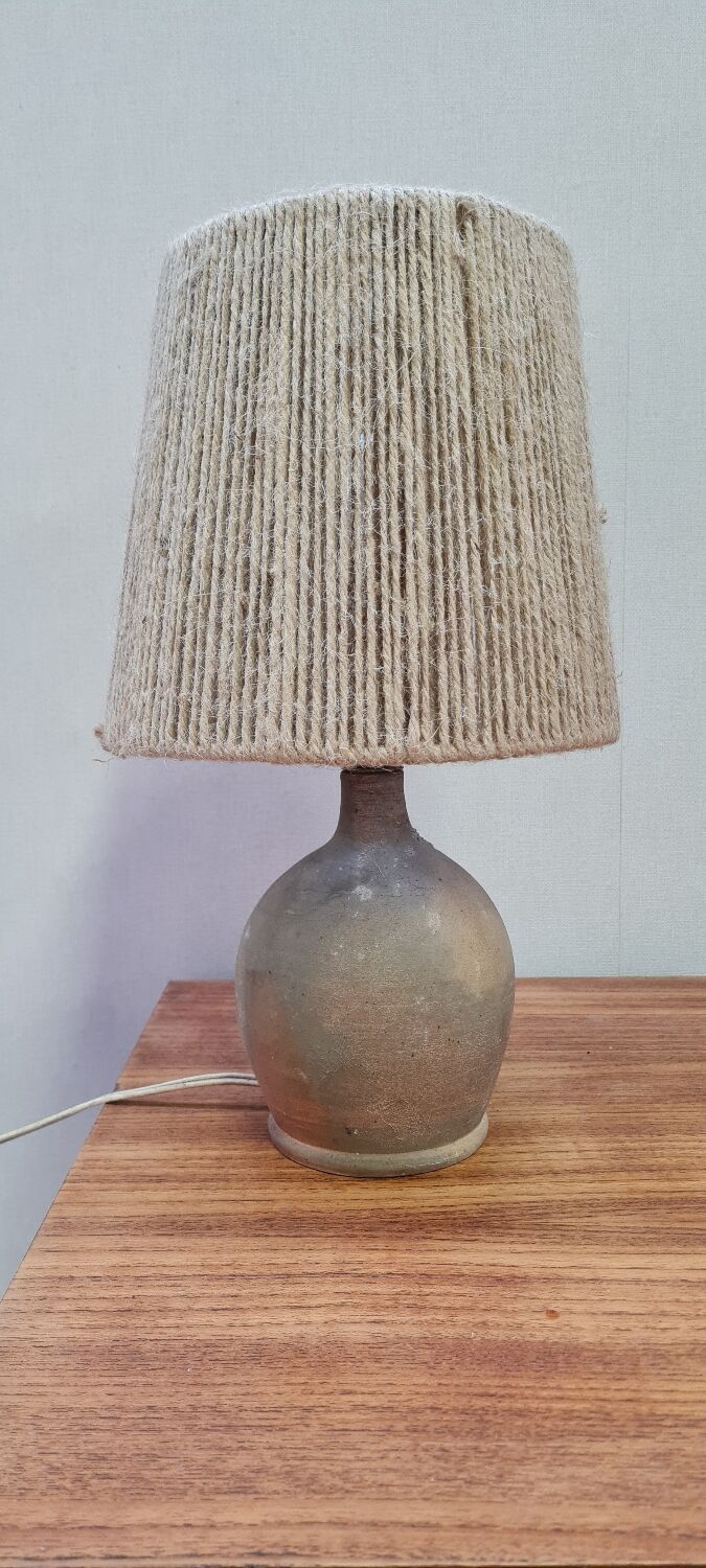 Sandstone lamp circa 1950