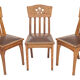 Set de 6 chaises Art Nouveau par Léon Jallot