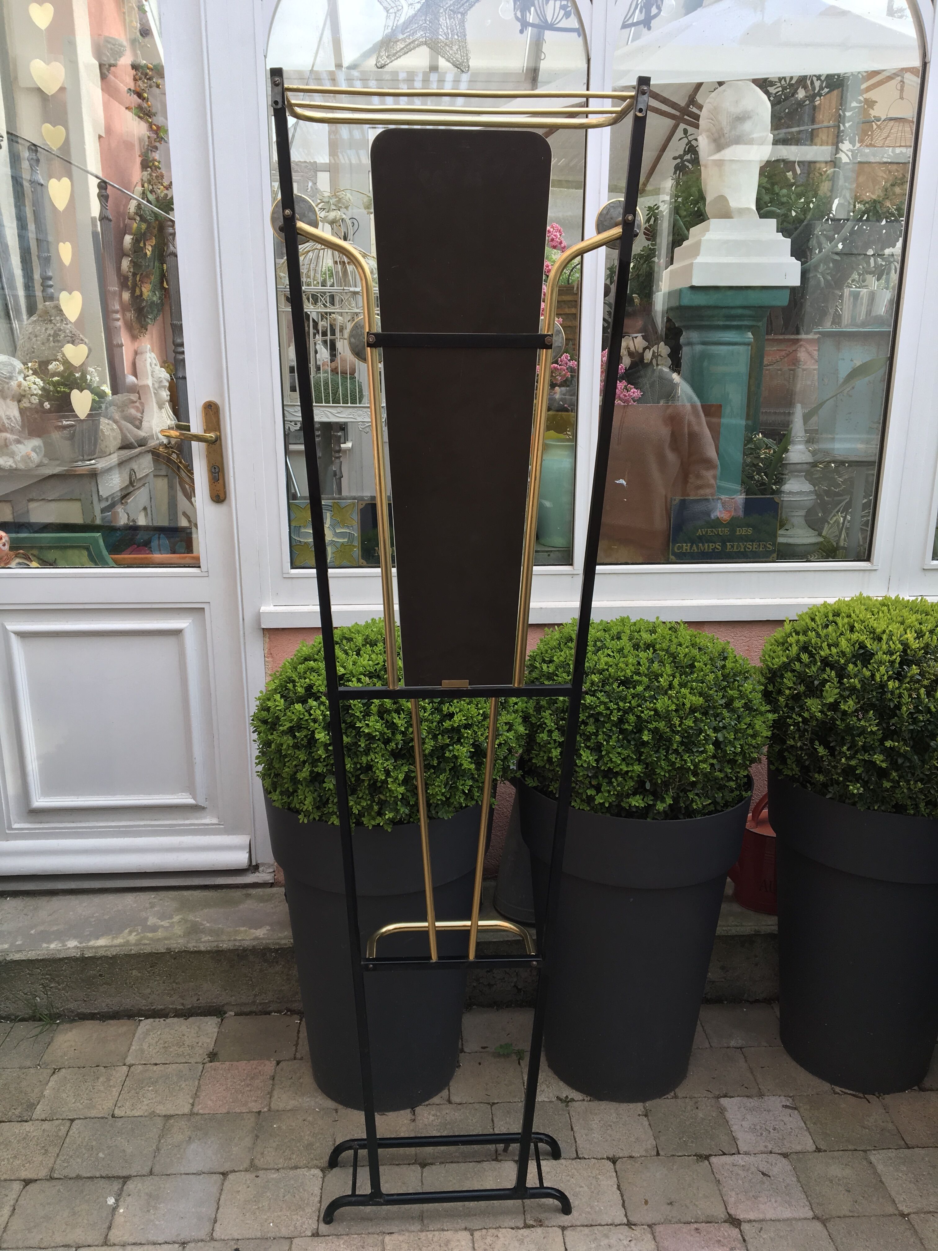 Vestiaire d’entrée miroir vintage 50